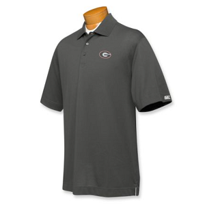 Georgia Bulldogs Men's CB DryTec Championship Polo - Charcoal